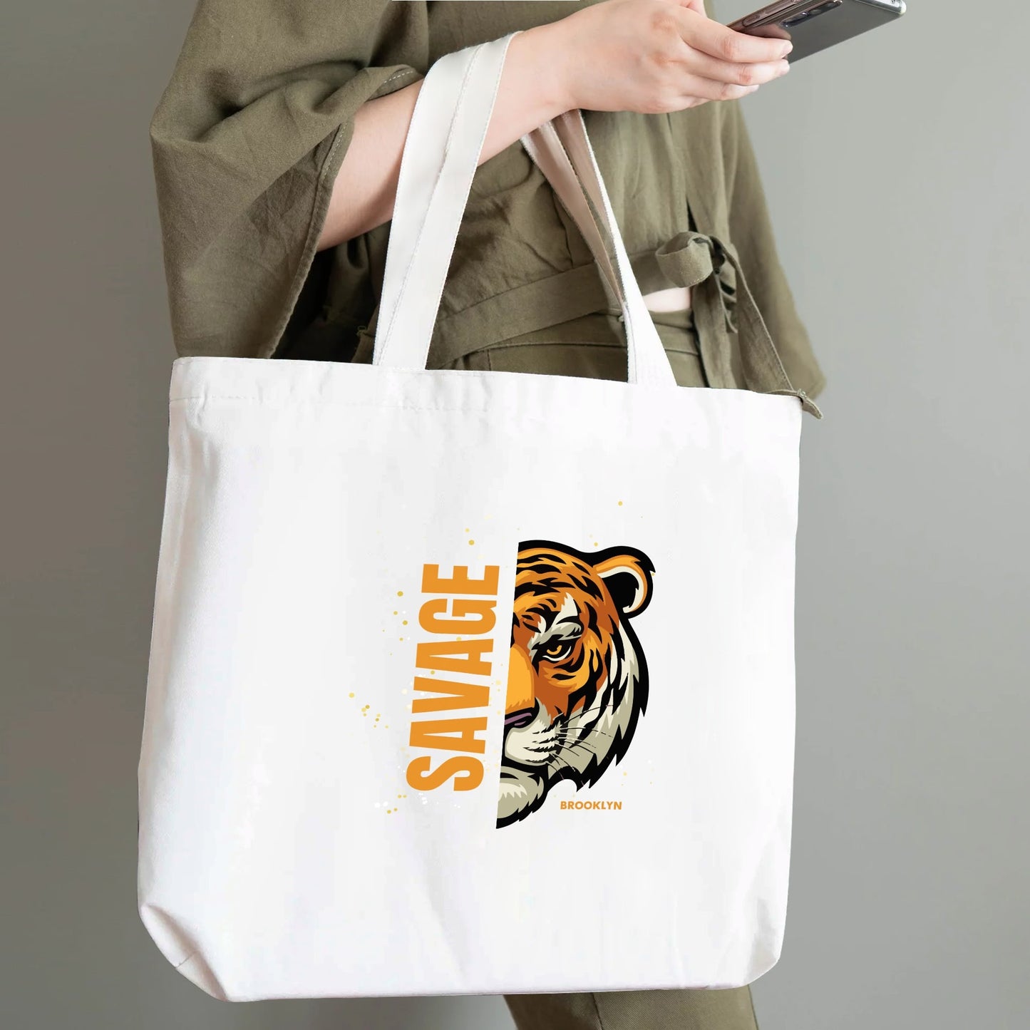 100% Cotton Tote Bag (Single-sided Print)