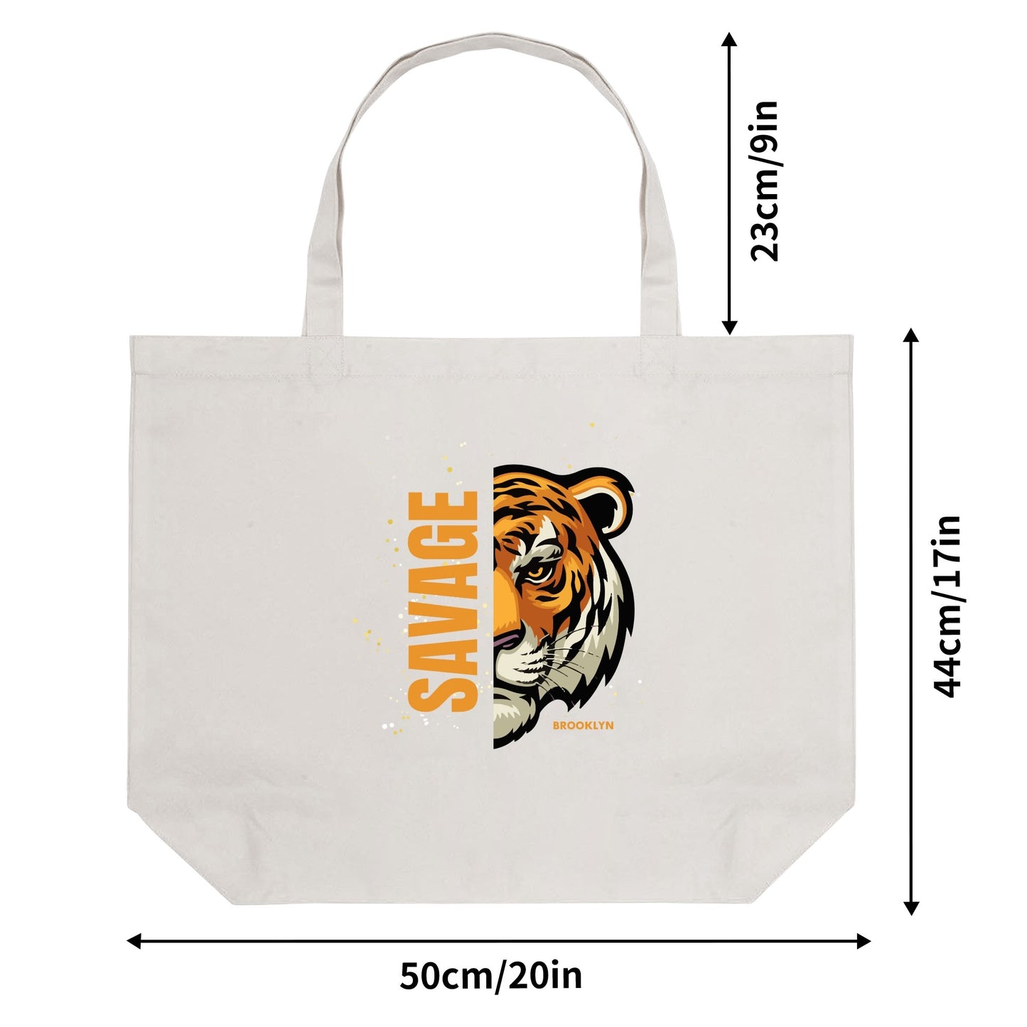 100% Cotton Tote Bag (Single-sided Print)